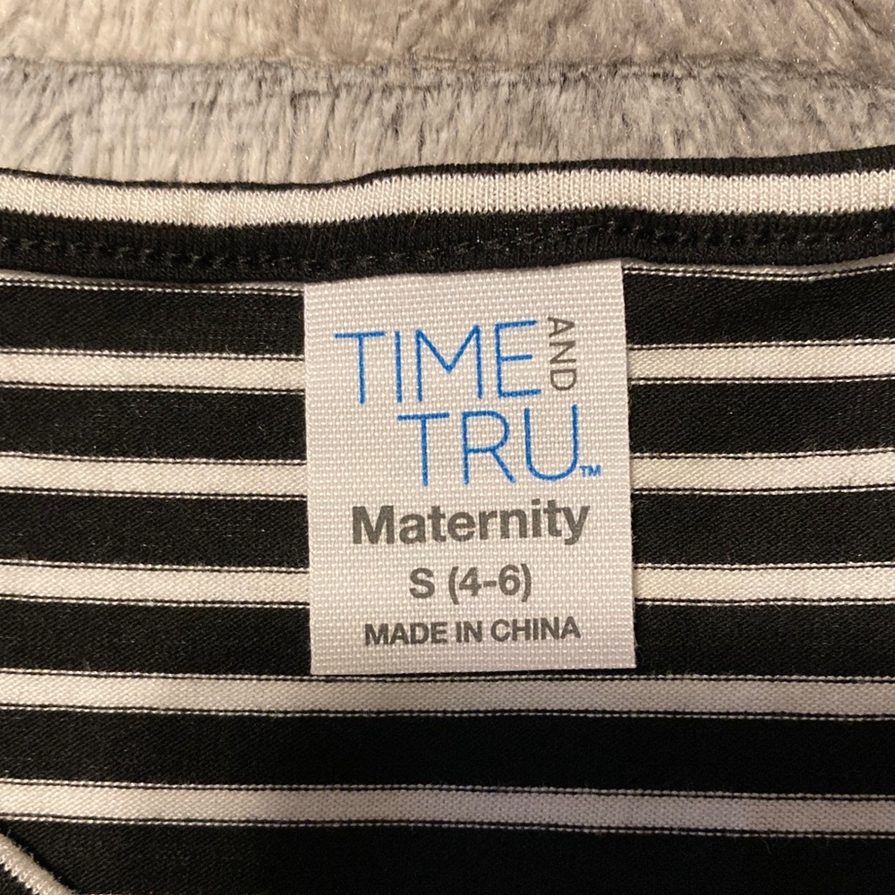 Time and Tru Kids Black and White Striped Bottoms